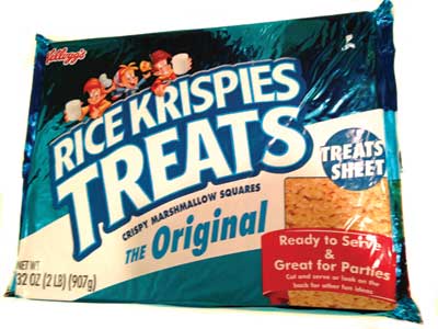 Oh, man, what a Rice Krispies Treat!